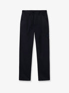 Stone Island Wool and cotton blend trousers - Black