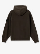 Stone Island Oversized organic cotton hoodie - Coal Grey