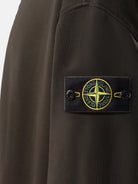 Stone Island Oversized organic cotton hoodie - Coal Grey