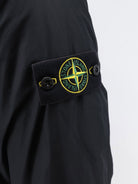 Stone Island Micro Reps padded long jacket - Black