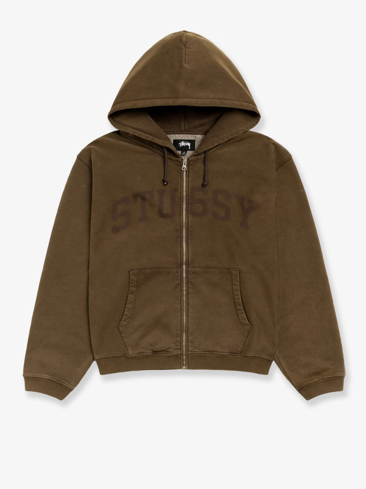 Stüssy Cotton blend hoodie - Olive