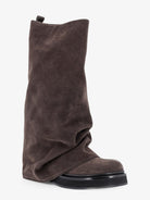 The Attico Robin suede boots - Darkgrey