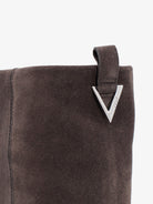 The Attico Robin suede boots - Darkgrey
