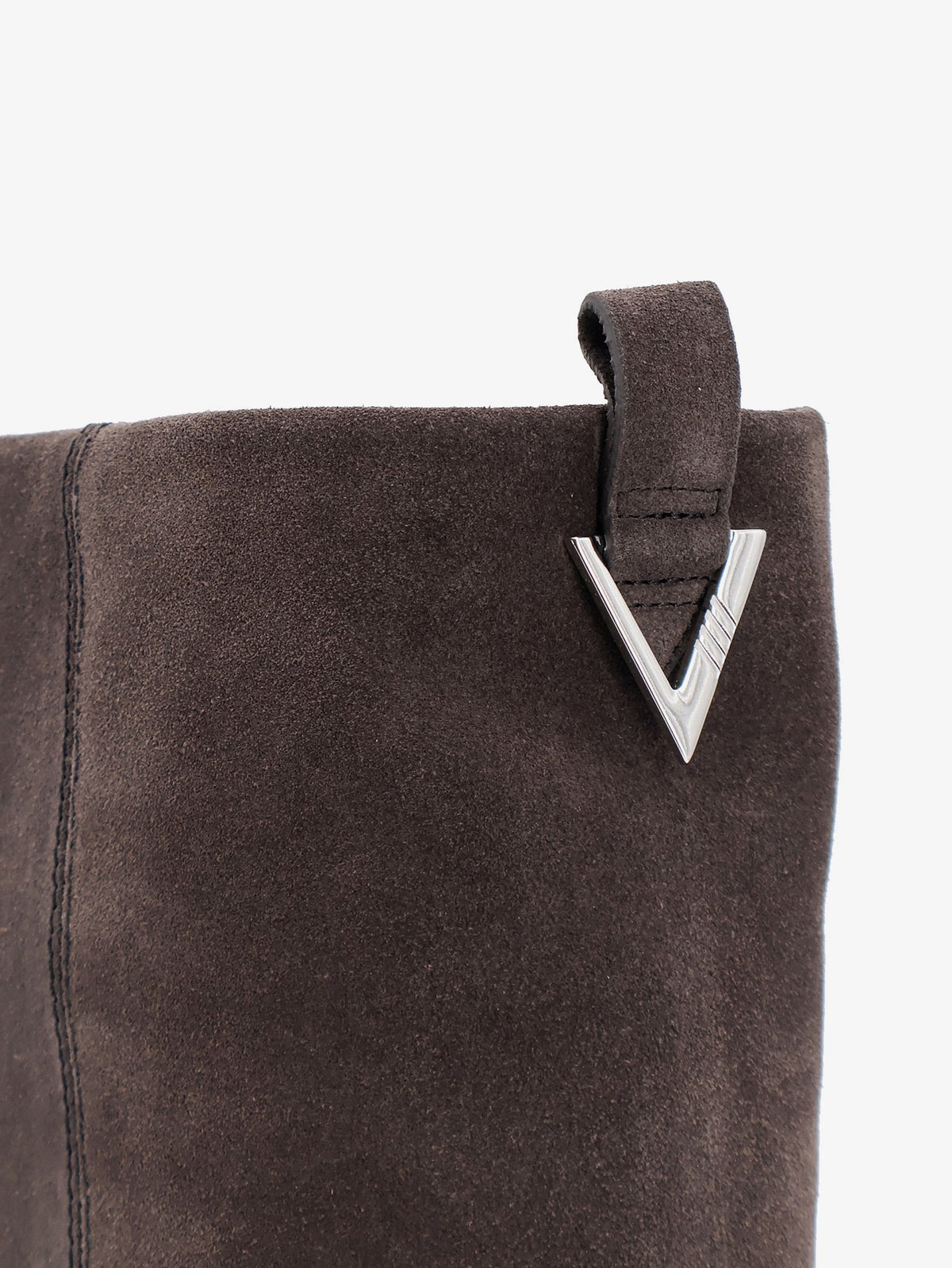 The Attico Robin suede boots - Darkgrey