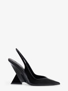 The Attico Cheope patent leather décolleté - Black