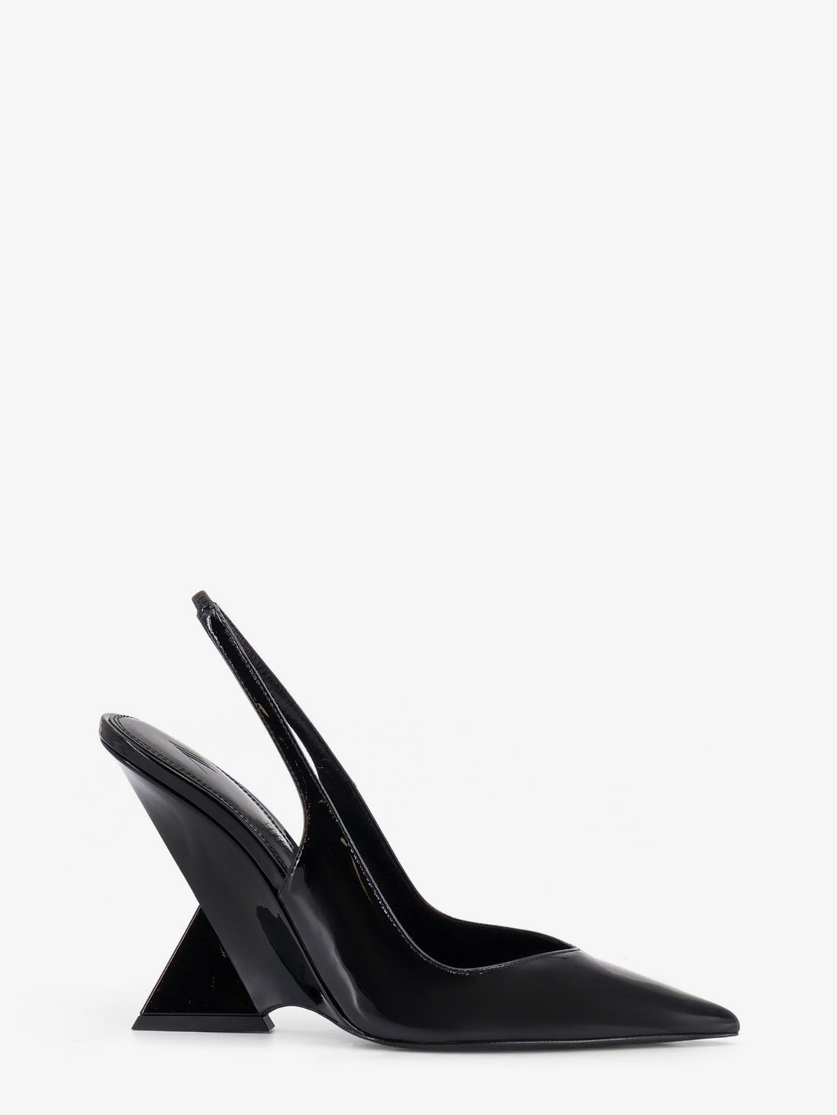 The Attico Cheope patent leather décolleté - Black