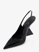 The Attico Cheope patent leather décolleté - Black