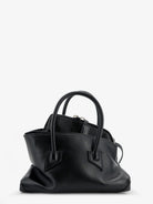 The Attico La Passeggiata Mini leather handbag - Black