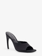 The Attico Betta satin sandals - Black
