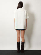 The Attico Oversized cotton T-shirt - White