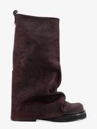 The Attico Robin suede boots - Darkviolet