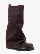 The Attico Robin suede boots - Darkviolet