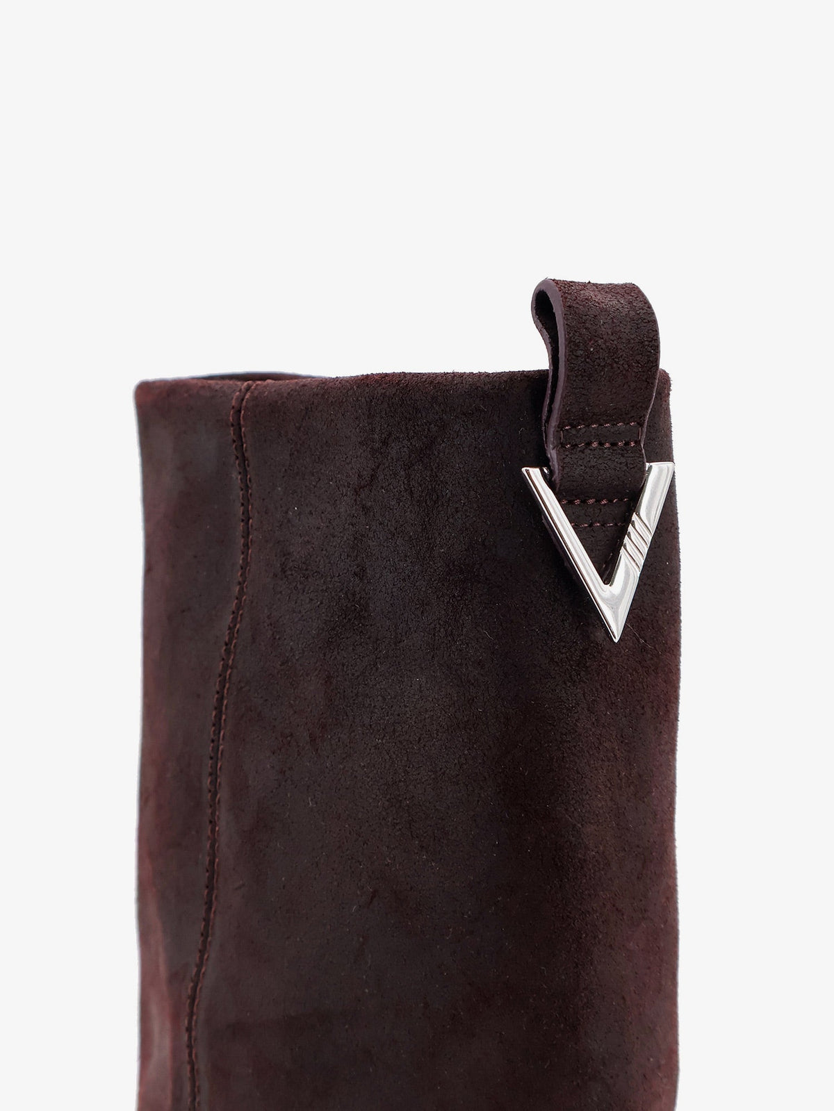 The Attico Robin suede boots - Darkviolet