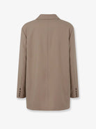 The Frankie Shop Bea oversized blazer - Latte