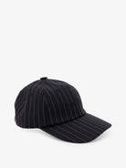 The Frankie Shop Frankie Baseball Cap - Black/White Pinstripe