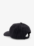 The Frankie Shop Frankie Baseball Cap - Black/White Pinstripe
