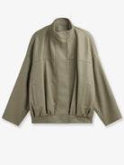 The Frankie Shop Veren faux leather jacket - Sage