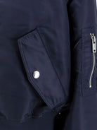 The Frankie Shop Nylon crop jacket - Navy