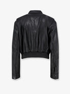 The Frankie Shop Faux leather jacket - Black