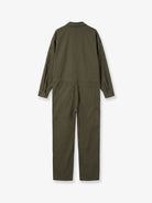 The Frankie Shop Ardea cotton jumpsuit - Darkolive
