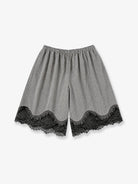 The Frankie Shop Baxter viscose bermuda shorts - Checkedgrey