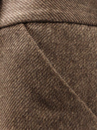 The Frankie Shop Kate wool blend shorts - Brownmelange