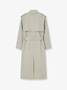 The Frankie Shop Riva cotton blend trench coat - Lightbeige