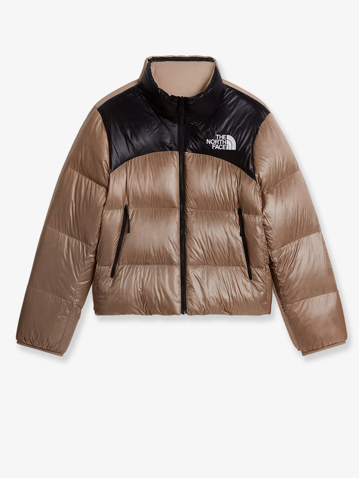 The North Face Reversible nylon down jacket - Garnet