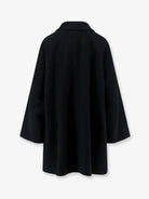 The Row Ina virgin wool and cashmere coat - Black