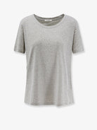 The Row Dera cotton T-shirt - Lightgreymelange