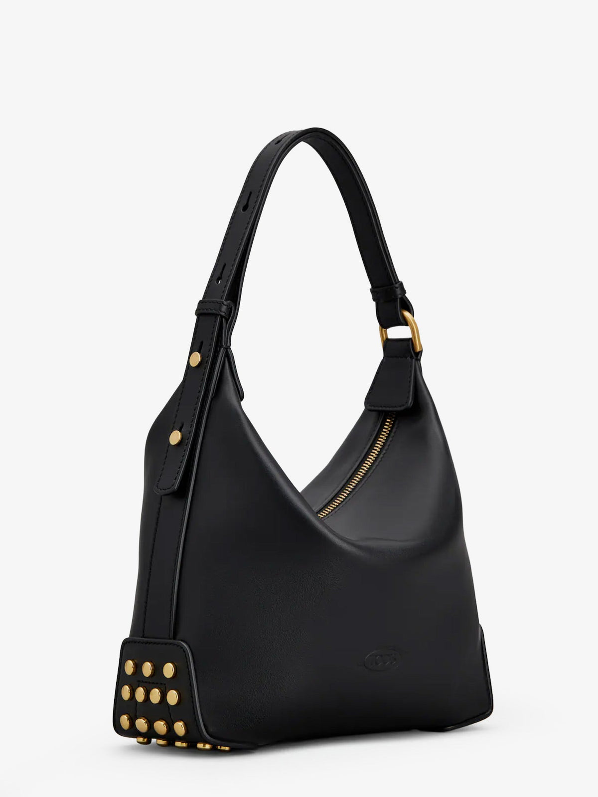 Tod's Mini Bag Metal Dots Leather Shoulder Bag - Nero