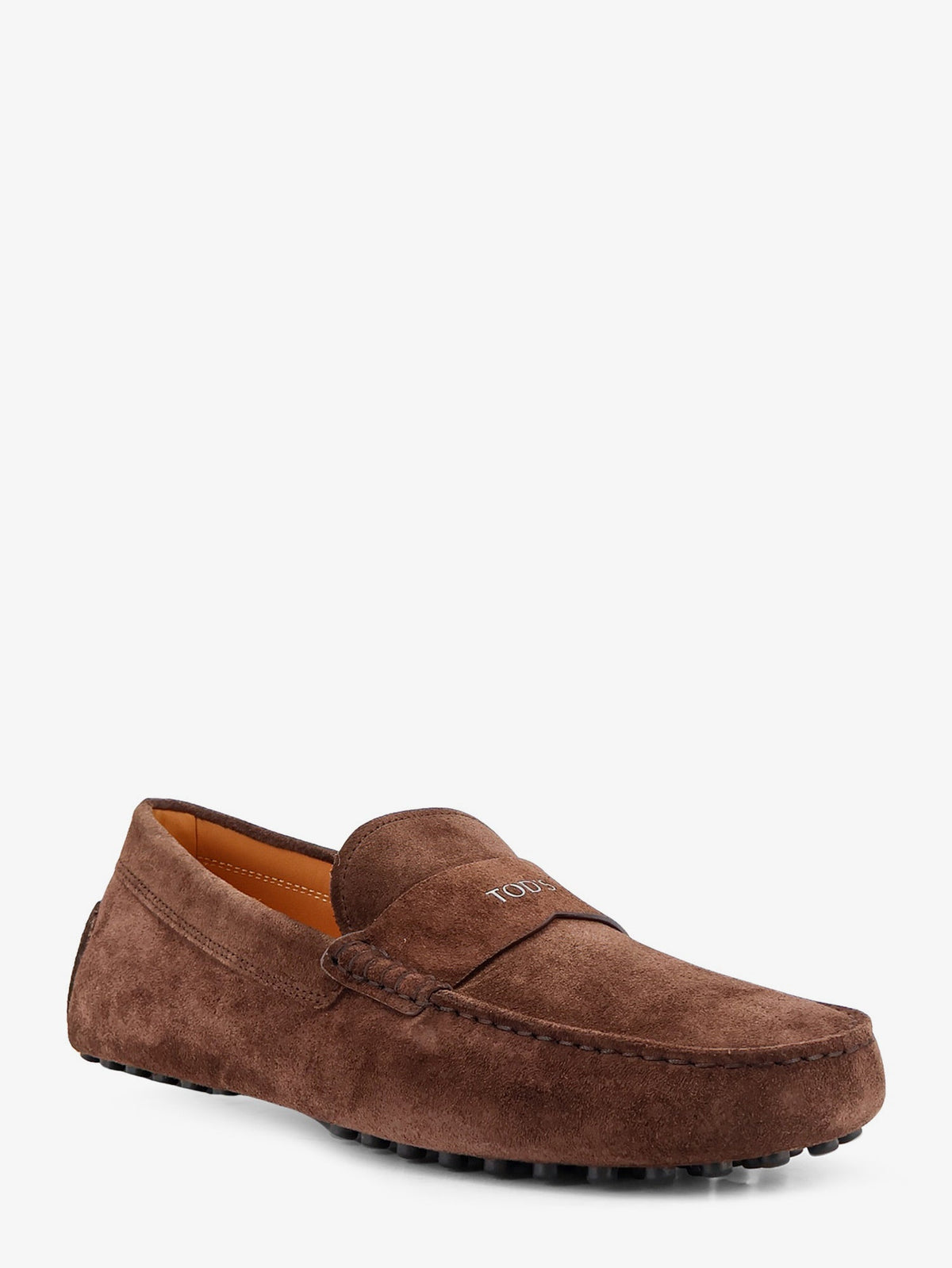 Tod's Suede loafers with Gommini detail on the back - Marrone