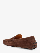 Tod's Suede loafers with Gommini detail on the back - Marrone