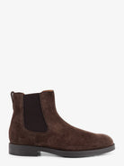 Tod's Suede Chelsea Boots - Marrone