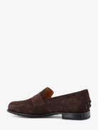 Tod's Suede loafers with side logo - Marrone