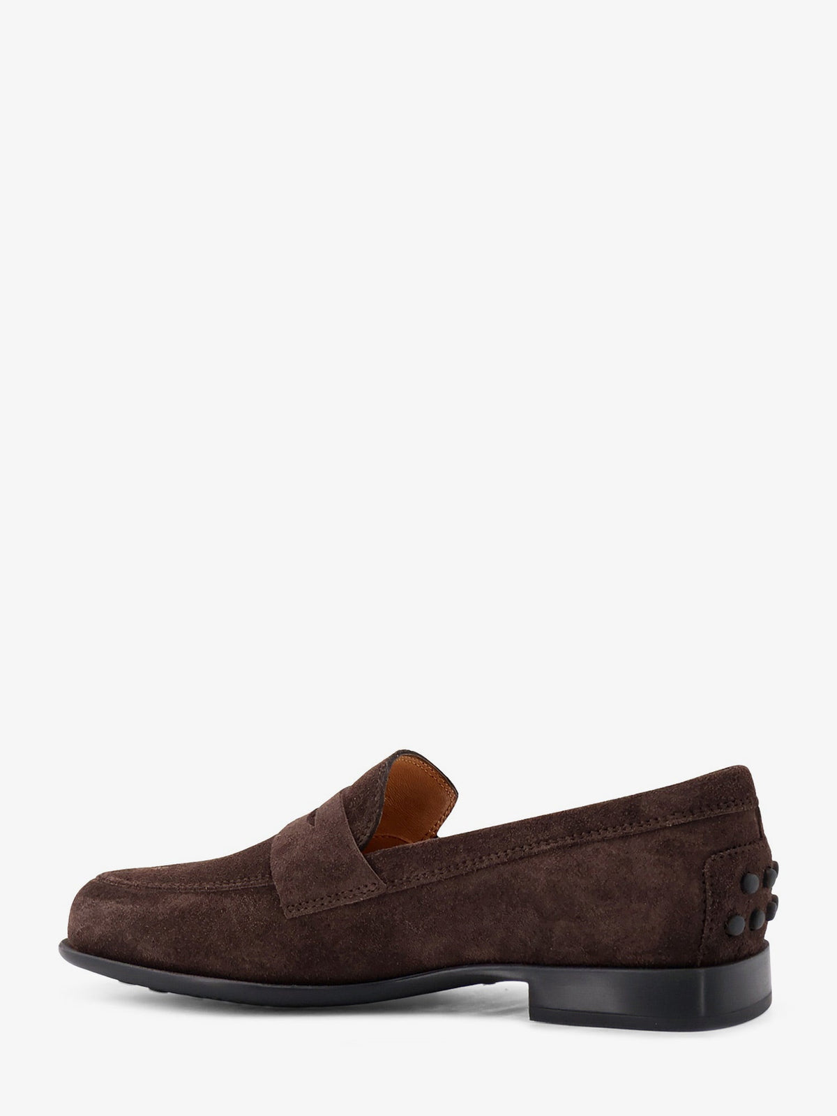 Tod's Suede loafers with side logo - Marrone