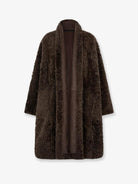 Tom Ford Shearling Coat - Coffeeblack