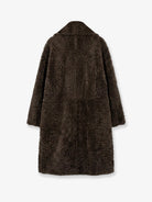 Tom Ford Shearling Coat - Coffeeblack