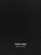 Tom Ford Grainde leather Pochette - Black