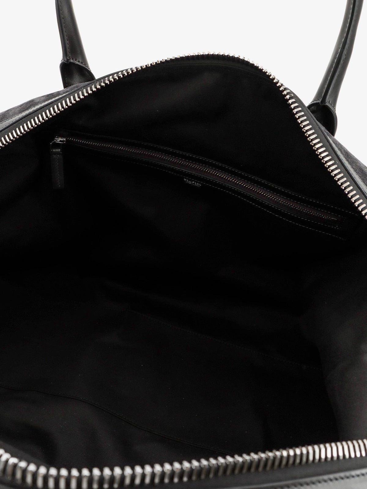 Tom Ford Buckley Holdall Suede Travel Bag - Charcoal Grey