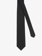 Tom Ford Silk tie with geometric pattern - Black