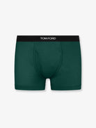 Tom Ford Stretch cotton boxer briefs - Emeraldgreen