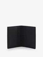 Tom Ford Leather card holder with embossed logo - Black