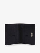 Tom Ford Leather card holder with logo - Black