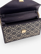 Tory Burch T-Monogram Envelope Chain Wallet - Torynavy