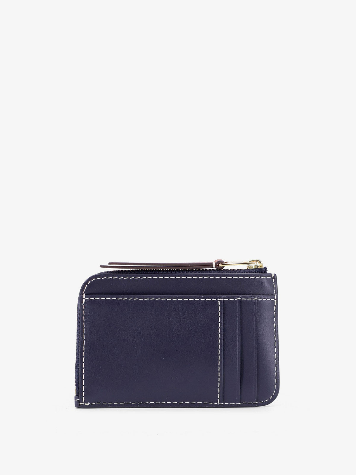 Tory Burch T Monogram Envelope Zip Card Case Wallet - Torynavy