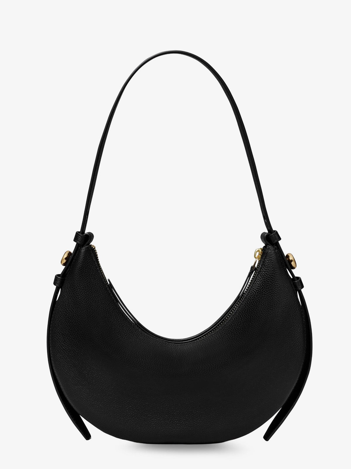 Tory Burch Romy Half Moon leather shoulder bag - Black