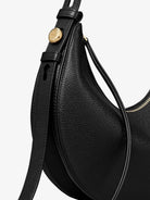 Tory Burch Romy Half Moon leather shoulder bag - Black
