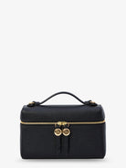 Tory Burch Hammered leather Romy slim shoulder bag - Black