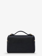 Tory Burch Hammered leather Romy slim shoulder bag - Black